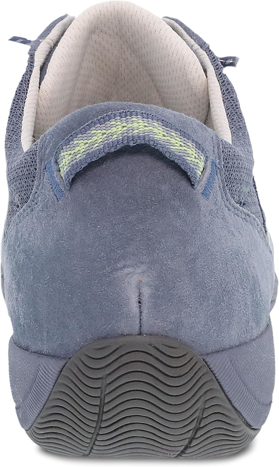 imageDansko Harlyn Lightweight Sneaker for Women Stain Resistant Leather and Nylon Uppers and Arch Support in Flexible StyleBlue