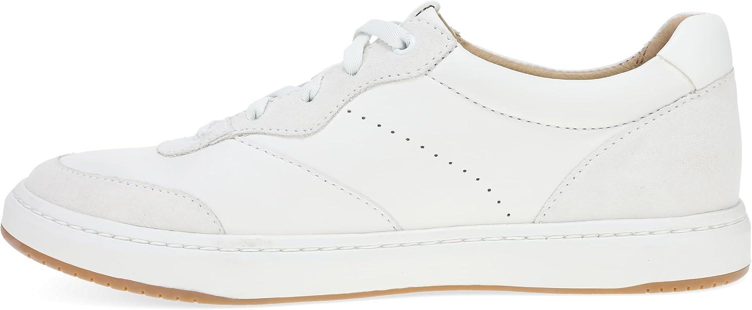 imageDansko Josey Leather Loafer Sneaker for Women LightWeight Everyday Active Shoe with SlipResistant Rubber OutsoleWhite