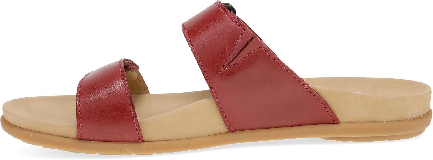 imageDansko Justine Adjustable Sandal for Women Leather Linings and Uppers for AllDay Comfort DualDensity EVA Footbed and Lightweight Rubber Outsole for LongLasting WearCayenne