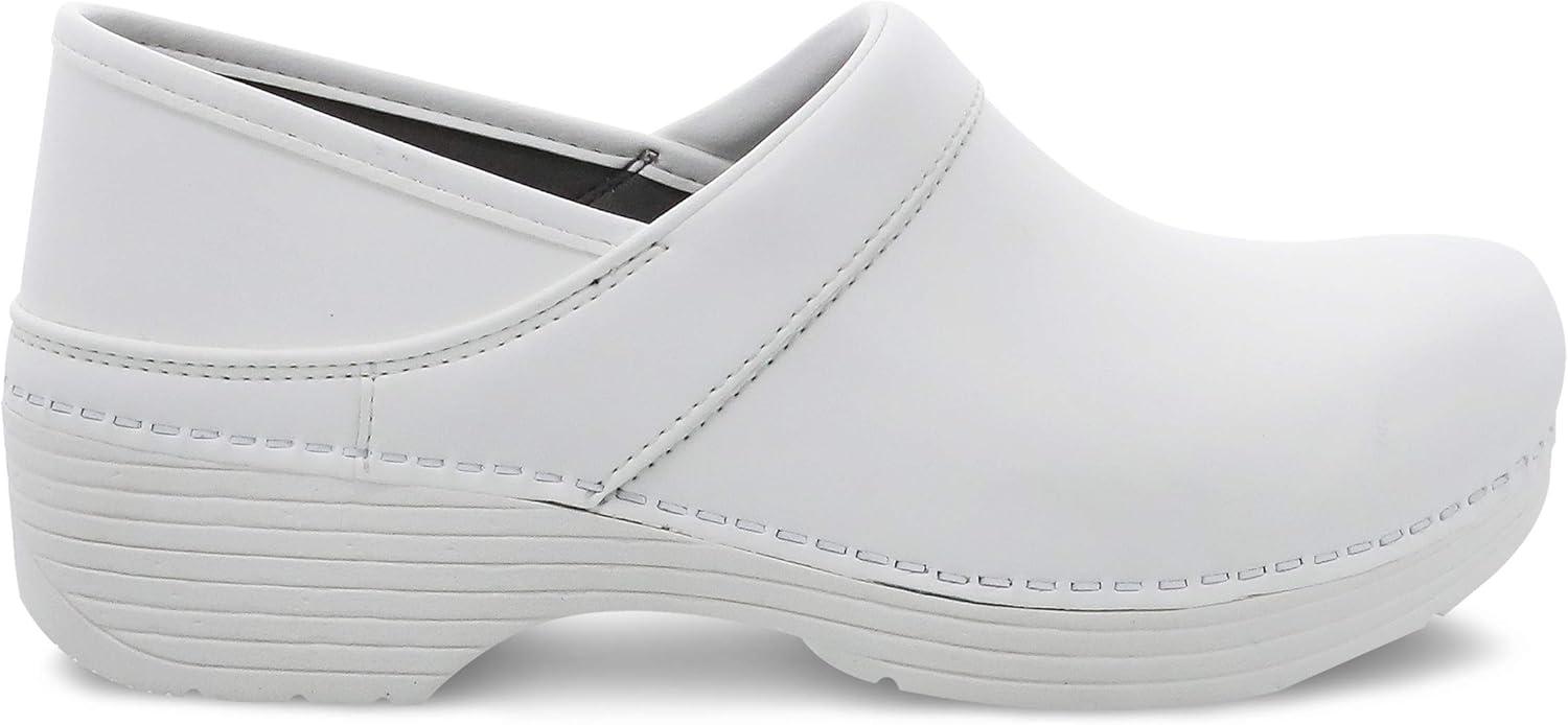 imageDansko LT Pro Clogs for Women Lightweight Rocker Bottom Footwear for Comfort and Support Ideal for Long Standing Professionals Nursing Veterinarians Food Service Healthcare ProfessionalsWhite