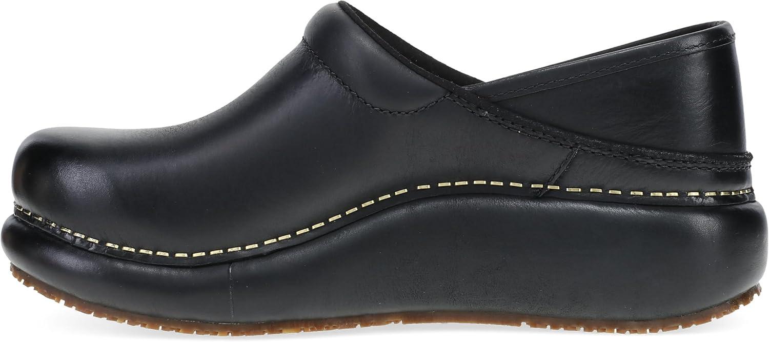 imageDansko Platform Pro Womens Slip Resistant Clog Memory Foam Footbed Cushioned Arch Support for Work and Everyday WearBlack