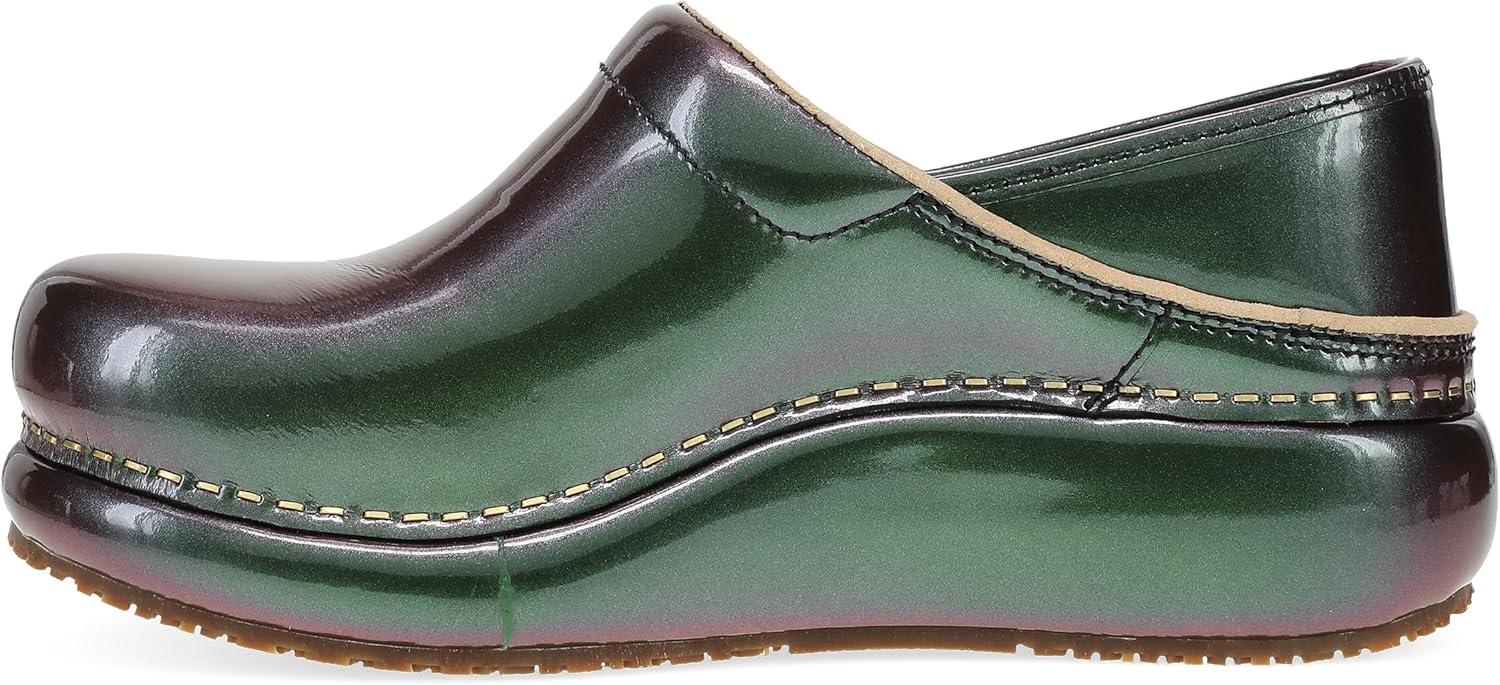 imageDansko Platform Pro Womens Slip Resistant Clog Memory Foam Footbed Cushioned Arch Support for Work and Everyday WearFunky Colorshift