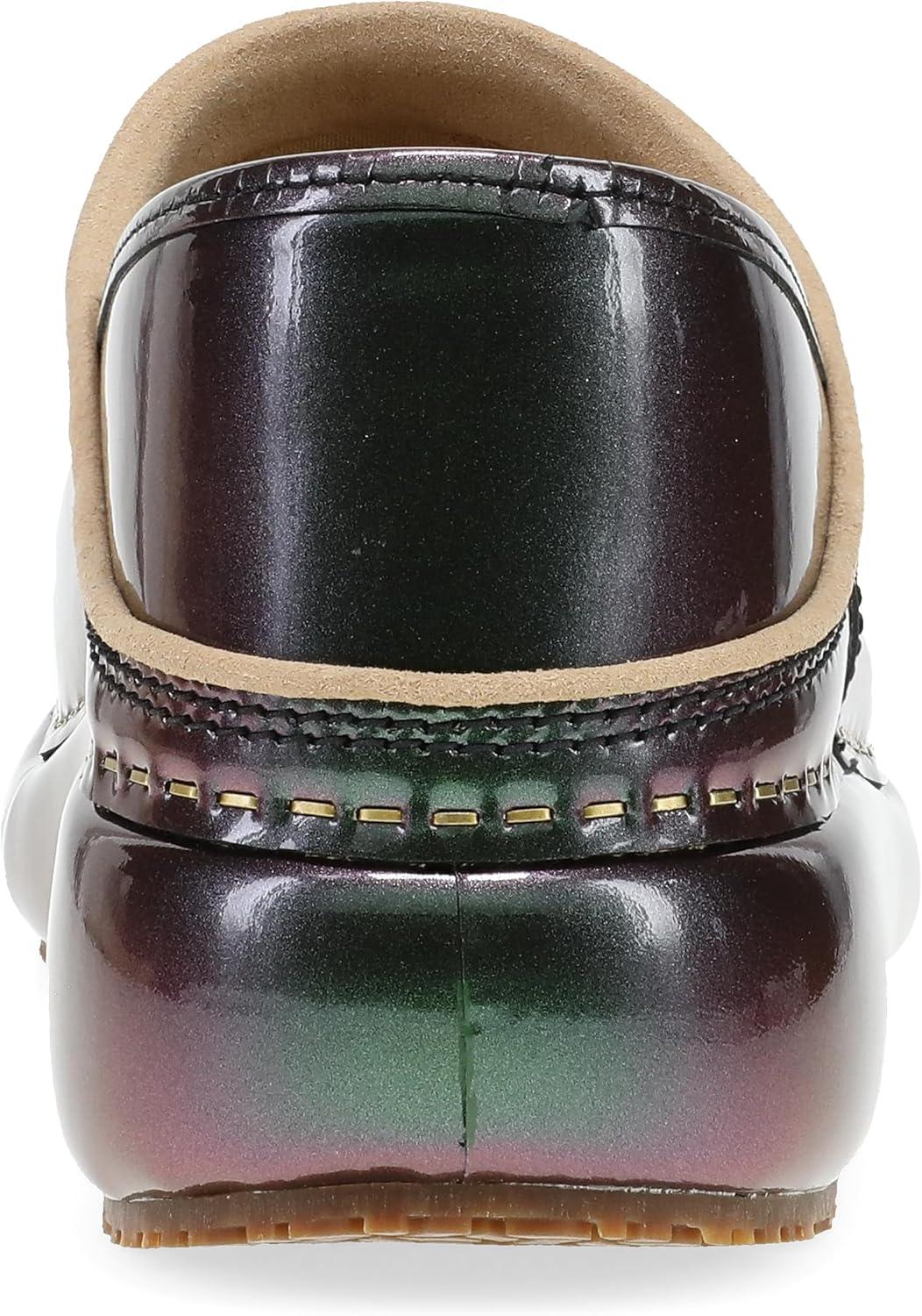 imageDansko Platform Pro Womens Slip Resistant Clog Memory Foam Footbed Cushioned Arch Support for Work and Everyday WearFunky Colorshift