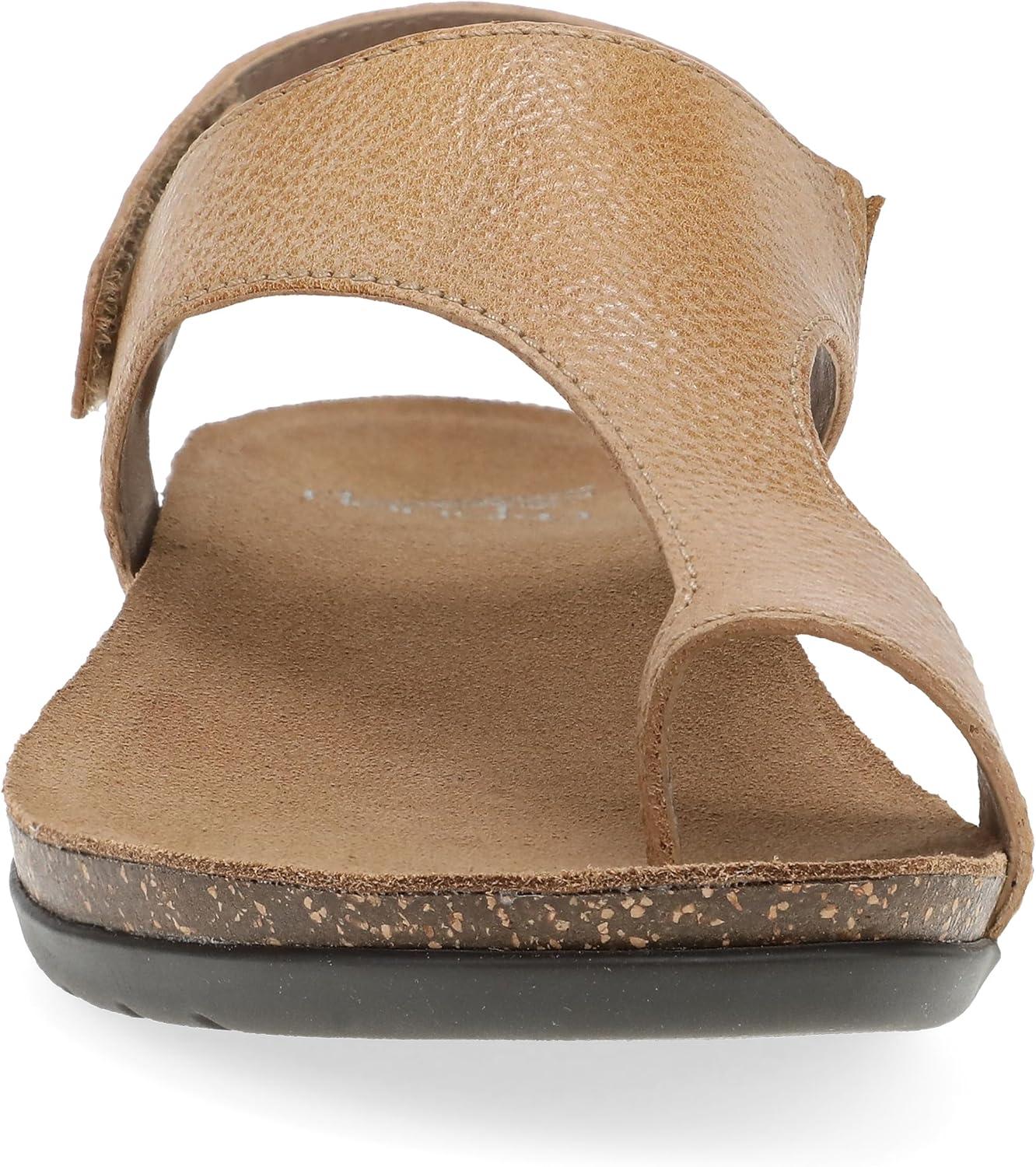 imageDansko Reece Sandal for Women  Memory Foam and Cork Footbed for Comfort and Arch Support  Lightweight Rubber Outsole for LongLasting Wear with Hook ampamp Loop StrapHoney