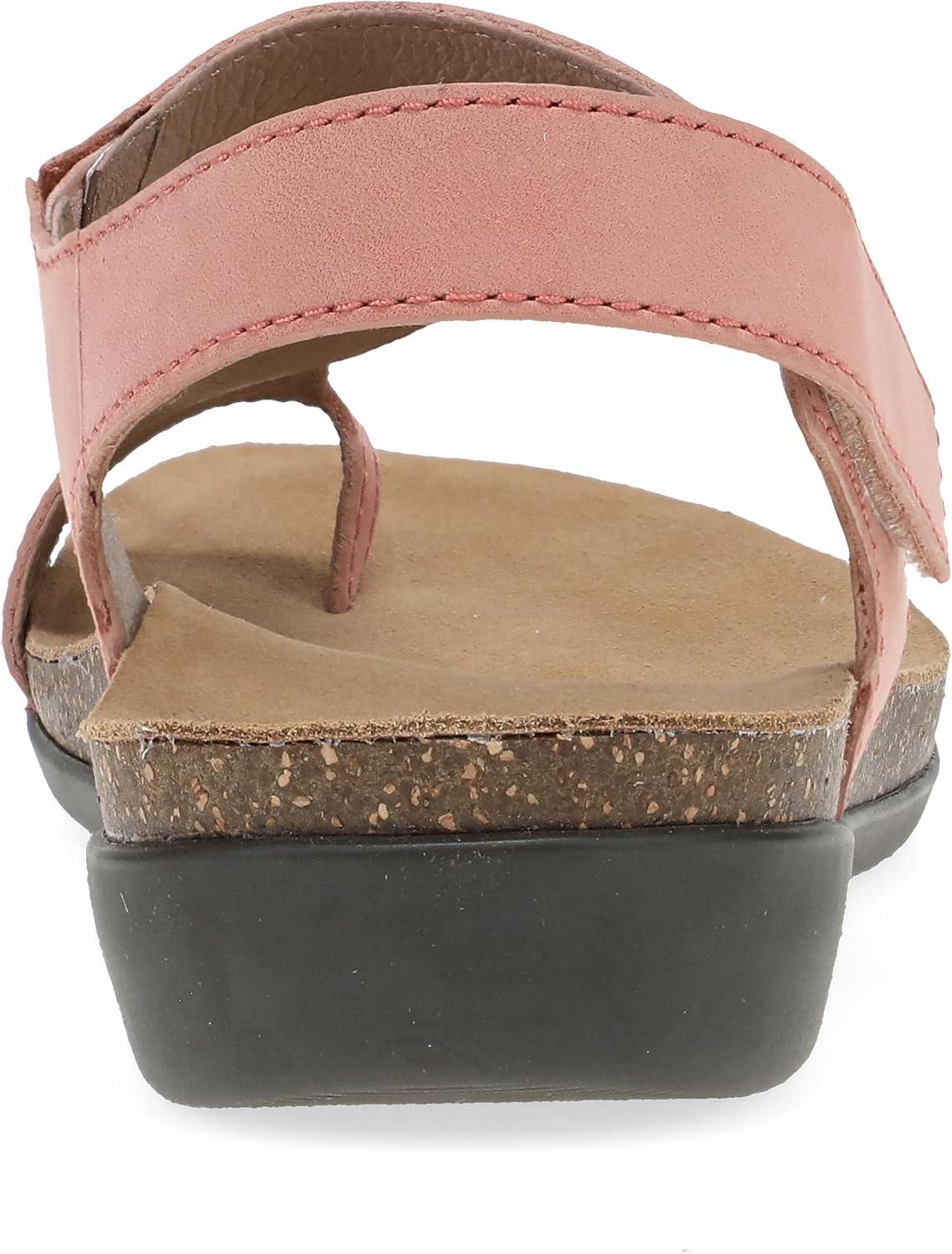 imageDansko Reece Sandal for Women  Memory Foam and Cork Footbed for Comfort and Arch Support  Lightweight Rubber Outsole for LongLasting Wear with Hook ampamp Loop StrapRose