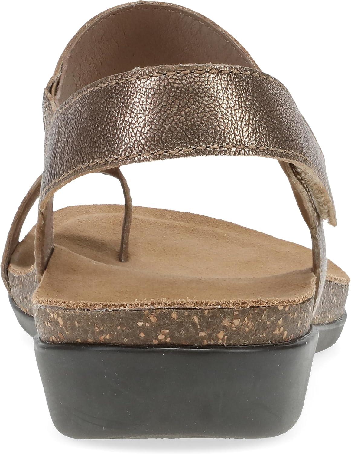 imageDansko Reece Sandal for Women  Memory Foam and Cork Footbed for Comfort and Arch Support  Lightweight Rubber Outsole for LongLasting Wear with Hook ampamp Loop StrapBronze