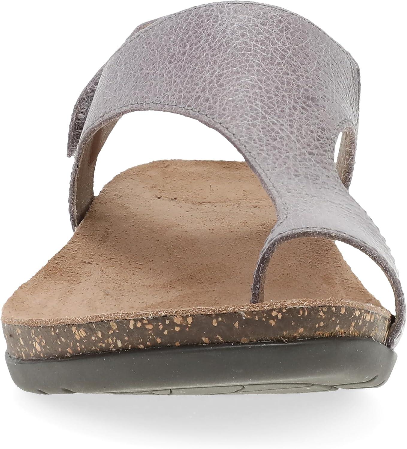 imageDansko Reece Sandal for Women  Memory Foam and Cork Footbed for Comfort and Arch Support  Lightweight Rubber Outsole for LongLasting Wear with Hook ampamp Loop StrapDusty Lilac