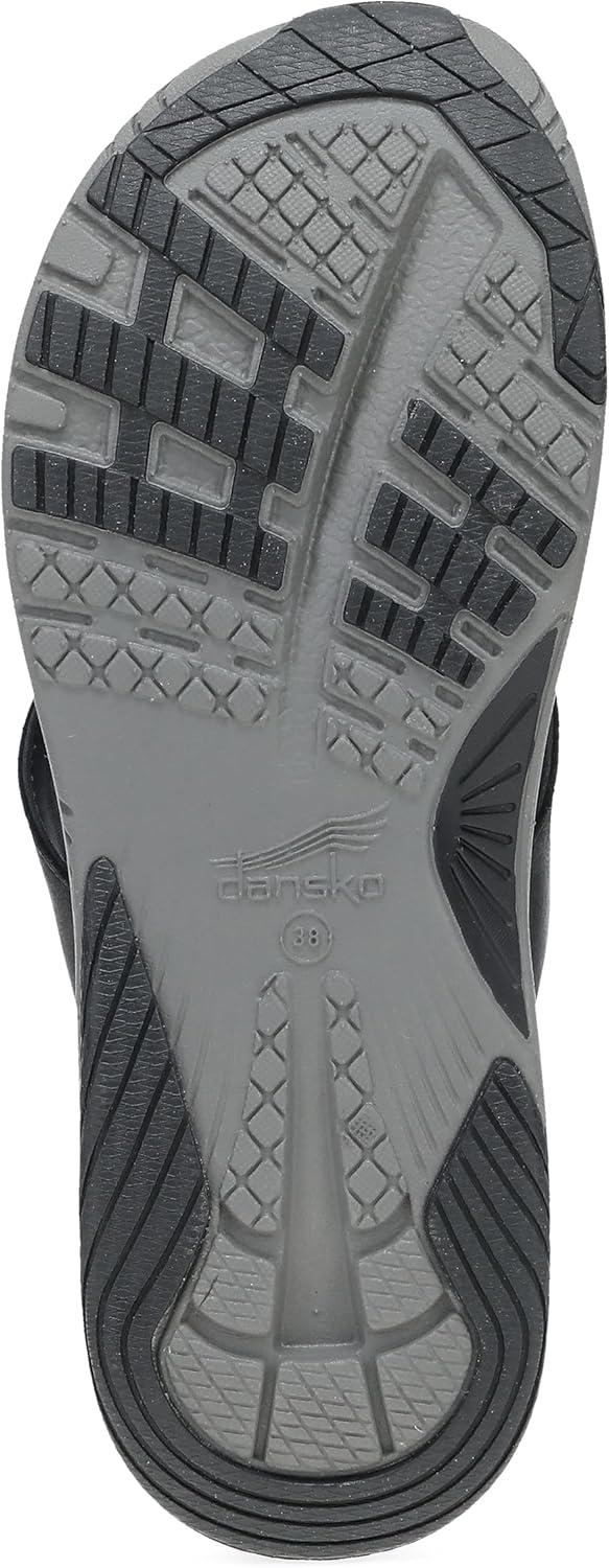 imageDansko Rosemary Walking FlipFlop for Women  Lightweight EVA Midsole and Rubber Outsole Natural Arch for Support and Propel Forepart for Energy ReturnBlack