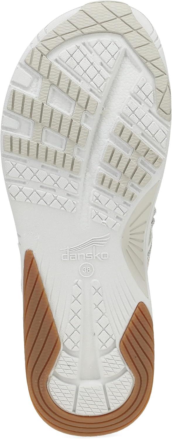 imageDansko Rosemary Walking FlipFlop for Women  Lightweight EVA Midsole and Rubber Outsole Natural Arch for Support and Propel Forepart for Energy ReturnSilver