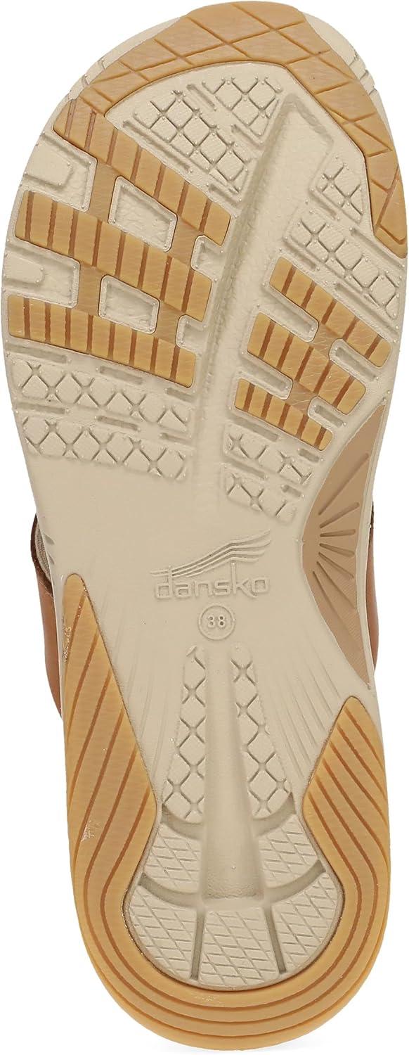 imageDansko Rosemary Walking FlipFlop for Women  Lightweight EVA Midsole and Rubber Outsole Natural Arch for Support and Propel Forepart for Energy ReturnTan