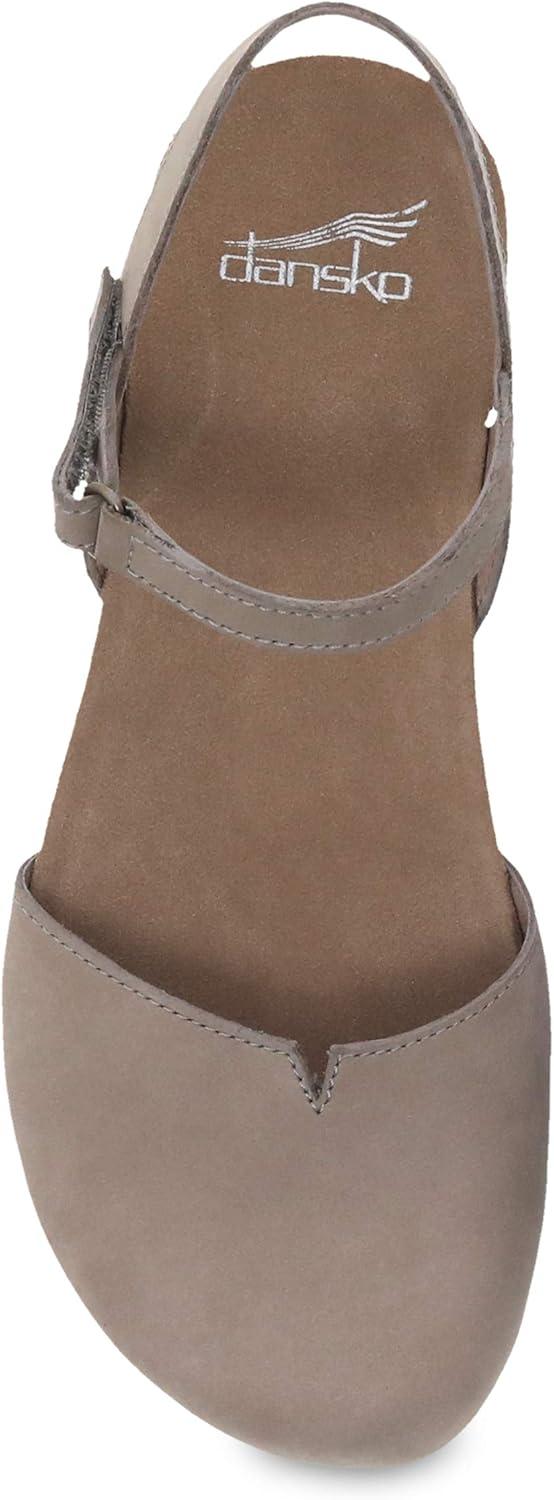 imageDansko Rowan Sandal for Women Memory Foam and Cork Footbed for Comfort and Arch Support Lightweight Rubber Outsole for LongLasting Wear Versatile Casual to Dressy FootwearTaupe