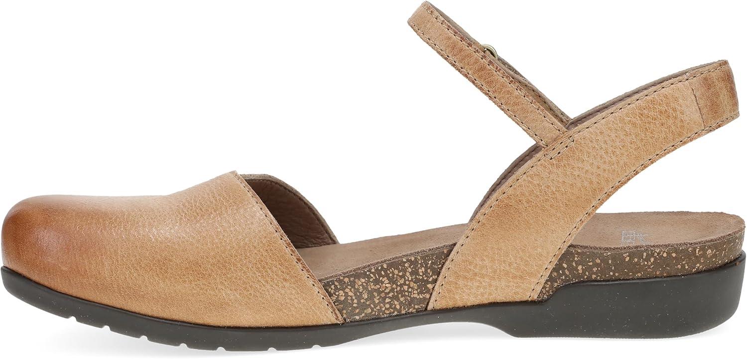 imageDansko Rowan Sandal for Women Memory Foam and Cork Footbed for Comfort and Arch Support Lightweight Rubber Outsole for LongLasting Wear Versatile Casual to Dressy FootwearHoney