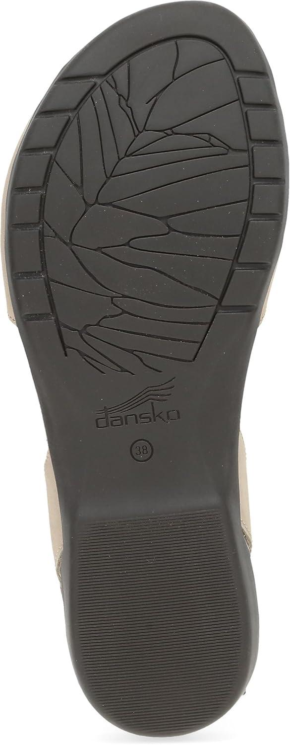 imageDansko Rowan Sandal for Women Memory Foam and Cork Footbed for Comfort and Arch Support Lightweight Rubber Outsole for LongLasting Wear Versatile Casual to Dressy FootwearSand