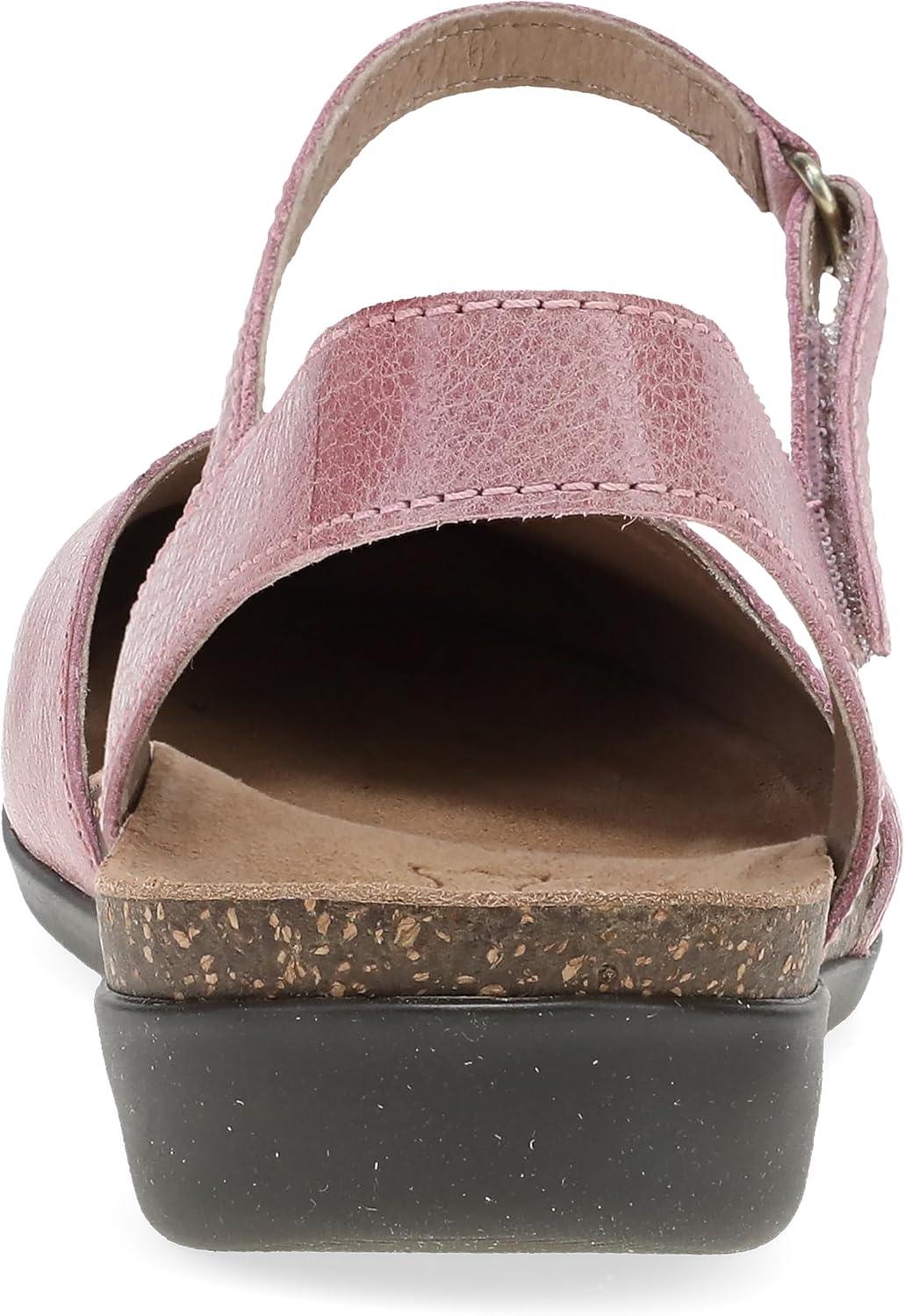 imageDansko Rowan Sandal for Women Memory Foam and Cork Footbed for Comfort and Arch Support Lightweight Rubber Outsole for LongLasting Wear Versatile Casual to Dressy FootwearPink