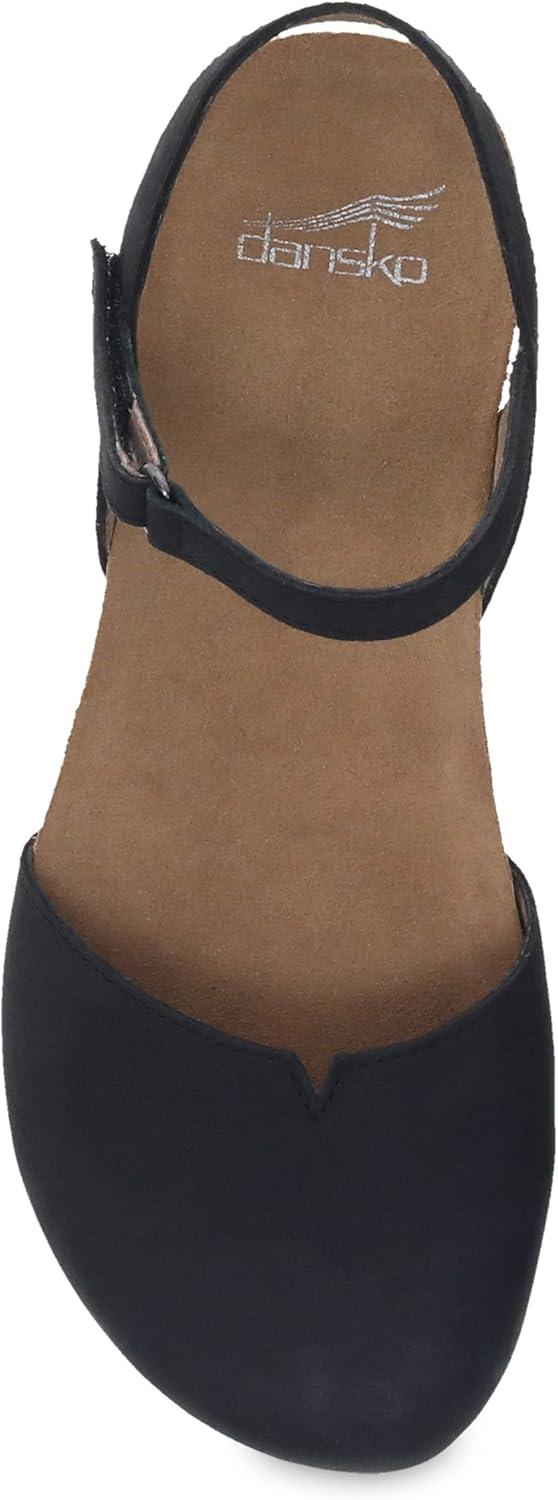 imageDansko Rowan Sandal for Women  Memory Foam and Cork Footbed for Comfort and Arch Support  Lightweight Rubber Outsole for LongLasting Wear  Versatile Casual to Dressy FootwearBlack