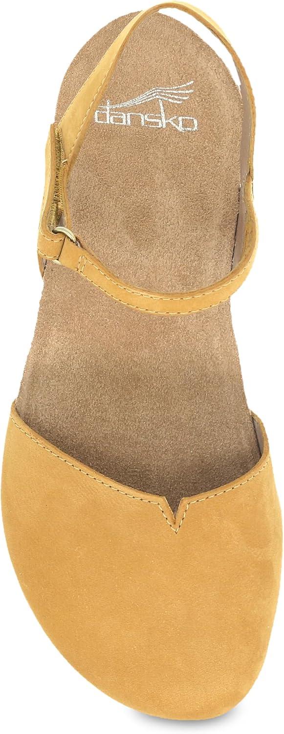 imageDansko Rowan Sandal for Women  Memory Foam and Cork Footbed for Comfort and Arch Support  Lightweight Rubber Outsole for LongLasting Wear  Versatile Casual to Dressy FootwearMustard