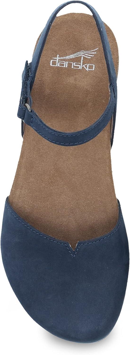 imageDansko Rowan Sandal for Women Memory Foam and Cork Footbed for Comfort and Arch Support Lightweight Rubber Outsole for LongLasting Wear Versatile Casual to Dressy FootwearNavy