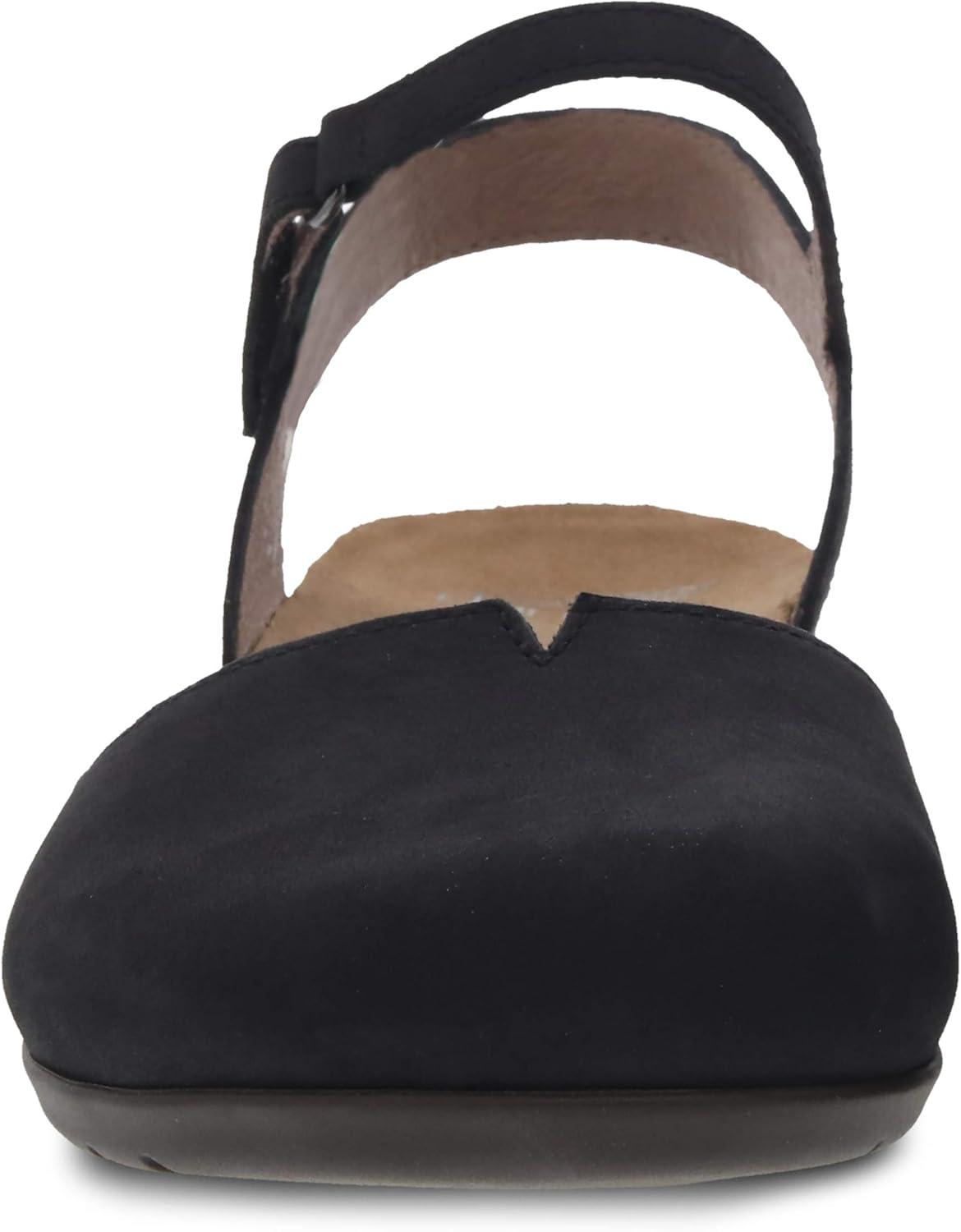 imageDansko Rowan Sandal for Women  Memory Foam and Cork Footbed for Comfort and Arch Support  Lightweight Rubber Outsole for LongLasting Wear  Versatile Casual to Dressy FootwearBlack