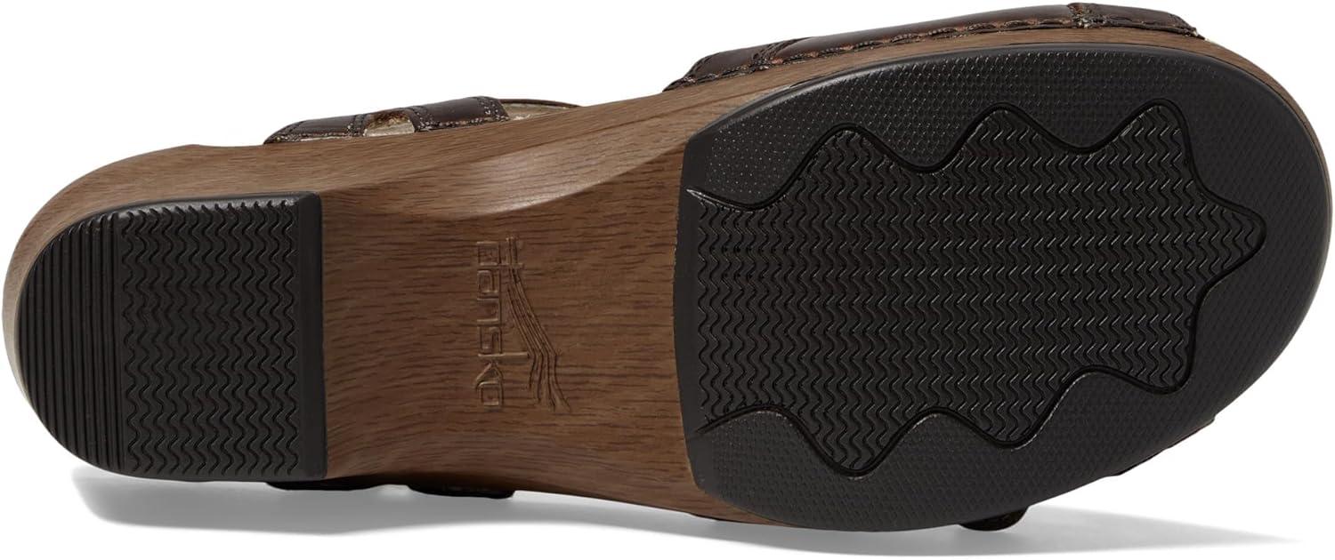 imageDansko Season Stylish Sandal for Women  Lightweight with Added Arch Support  Durable PU Outsole for LongLasting Wear and ComfortTeak Vintage Pull Up