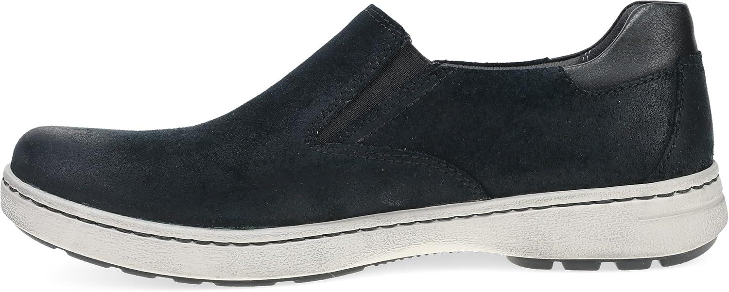 imageDansko Trent Stylish SlipOn Sneaker for Men Leather Linings for Breathability SlipResistant OutsoleBlack