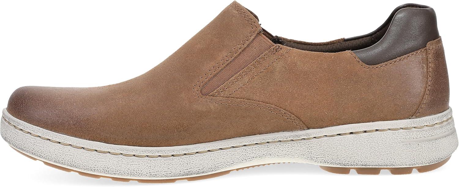imageDansko Trent Stylish SlipOn Sneaker for Men Leather Linings for Breathability SlipResistant OutsoleBrown