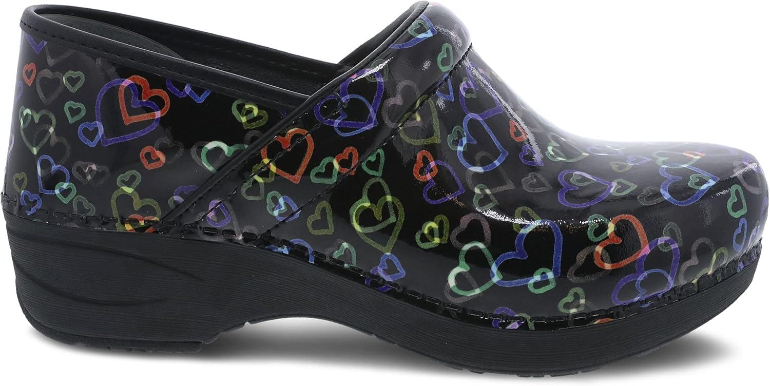 imageDansko XP 20 Clogs Lightweight SlipResistant Footwear for Comfort and Support Ideal for Long Standing Professionals Nursing Healthcare ProfessionalsFloating Hearts