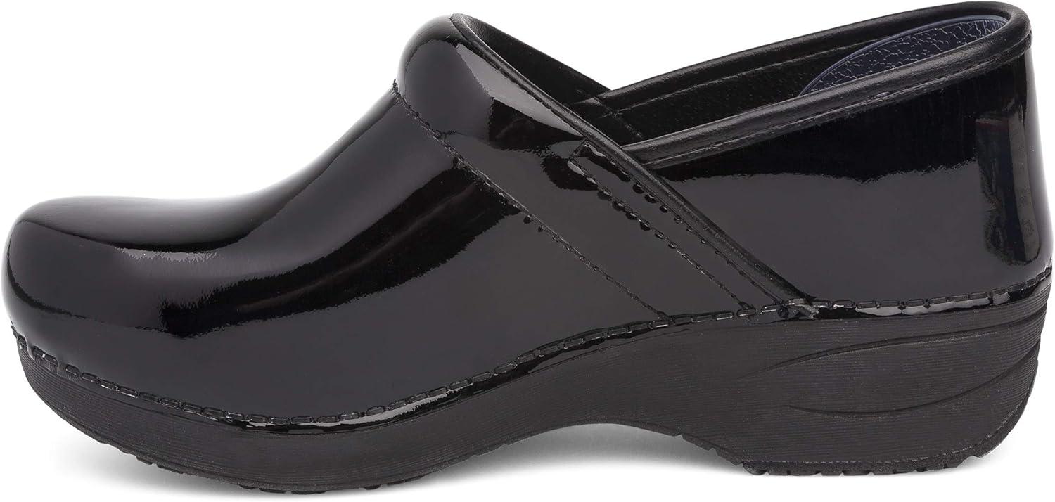 imageDansko XP 20 Clogs Lightweight SlipResistant Footwear for Comfort and Support Ideal for Long Standing Professionals Nursing Healthcare ProfessionalsBlack Patent