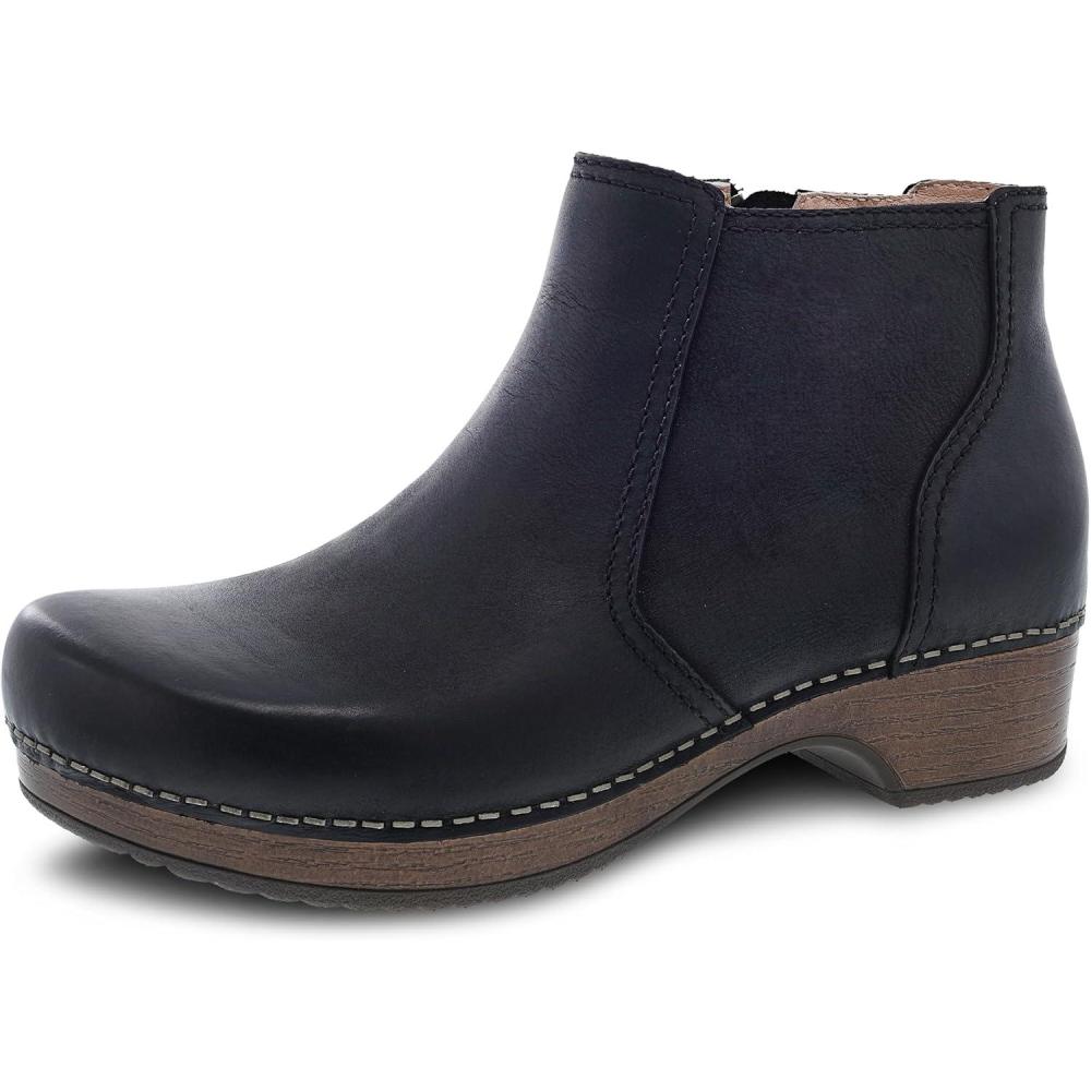 imageDansko Barbara Bootie for Women  Memory Foam Footbed for Cushioning and Support Lightweight Arch SupportBlack