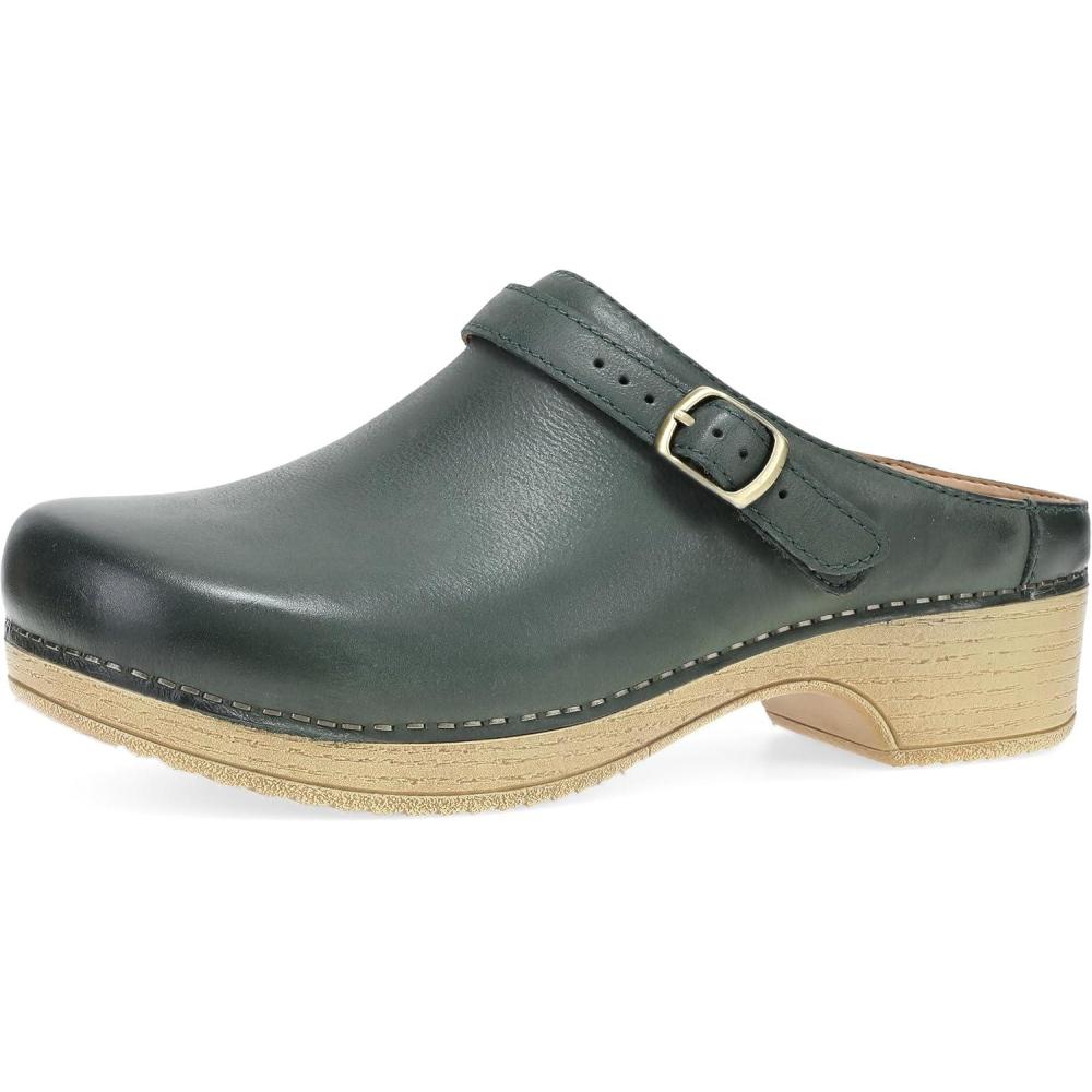 imageDansko Berry SlipOn Mule Clogs for Women Memory Foam and Arch Support for All Day Comfort and Support Lightweight EVA Outsole for LongLasting WearGreen