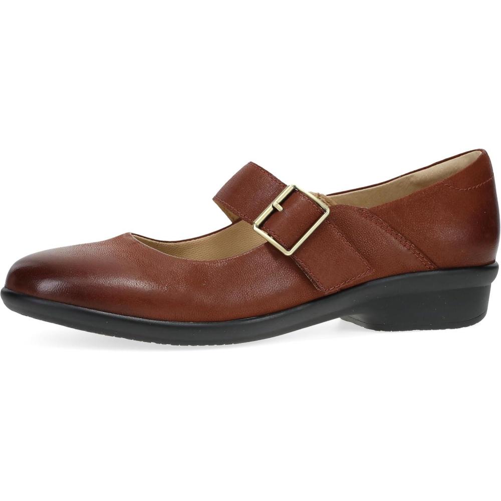 imageDansko Collette Womens Mary Jane Shoes  Removable Insole Arch Support Lightweight Rubber Outsole Comfortable for Flight Attendants Teachers ampamp Office WearRusset