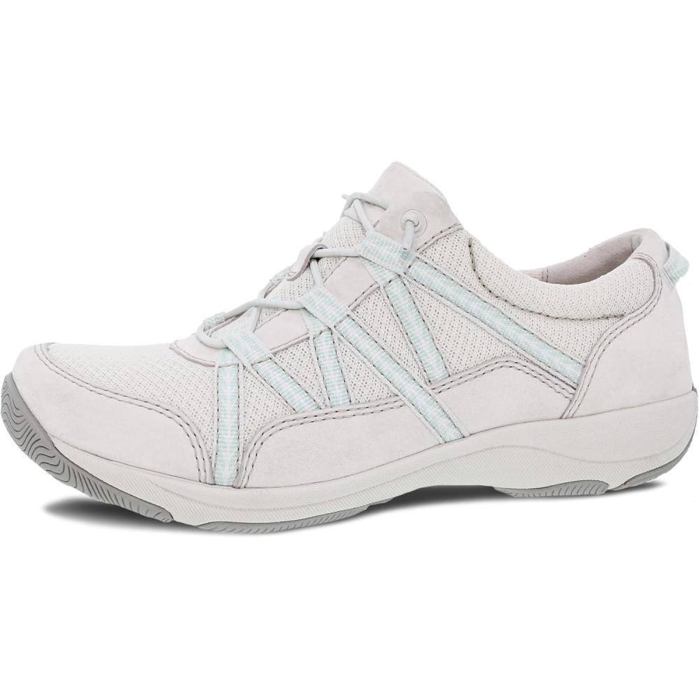imageDansko Harlyn Lightweight Sneaker for Women  Stain Resistant Leather and Nylon Uppers and Arch Support in Flexible StyleEcru