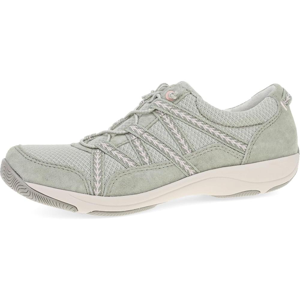 imageDansko Harlyn Lightweight Sneaker for Women  Stain Resistant Leather and Nylon Uppers and Arch Support in Flexible StyleSage