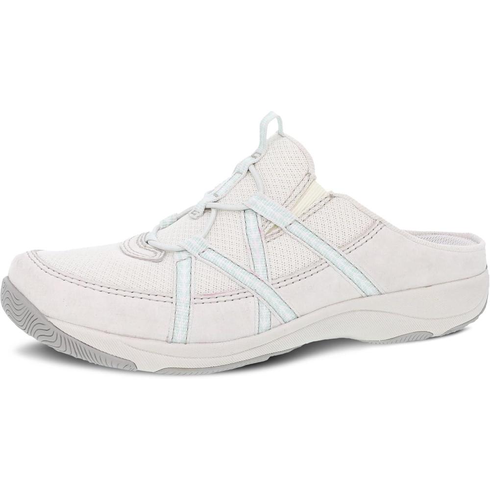 imageDansko Hayleigh Lightweight Sneaker for Women  Stain Resistant Leather and Nylon Uppers and Arch Support in Flexible StyleEcru