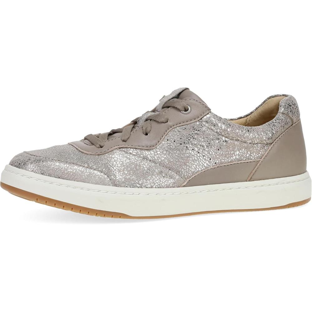 imageDansko Josey Leather Loafer Sneaker for Women LightWeight Everyday Active Shoe with SlipResistant Rubber OutsoleTaupe