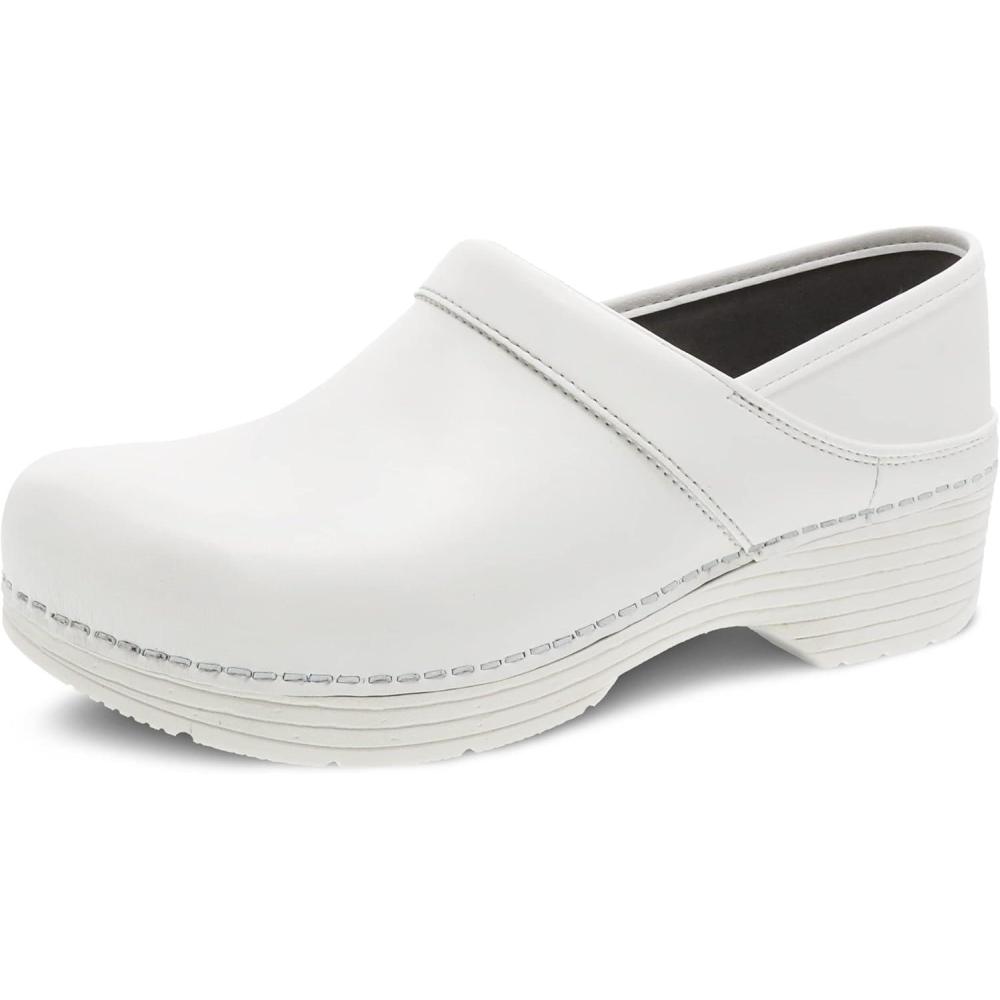 imageDansko LT Pro Clogs for Women  Lightweight Rocker Bottom Footwear for Comfort and Support  Ideal for Long Standing Professionals  Nursing Veterinarians Food Service Healthcare ProfessionalsWhite