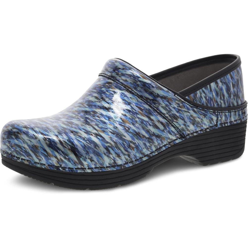 imageDansko LT Pro Clogs for Women  Lightweight Rocker Bottom Footwear for Comfort and Support  Ideal for Long Standing Professionals  Nursing Veterinarians Food Service Healthcare ProfessionalsBlue Waves