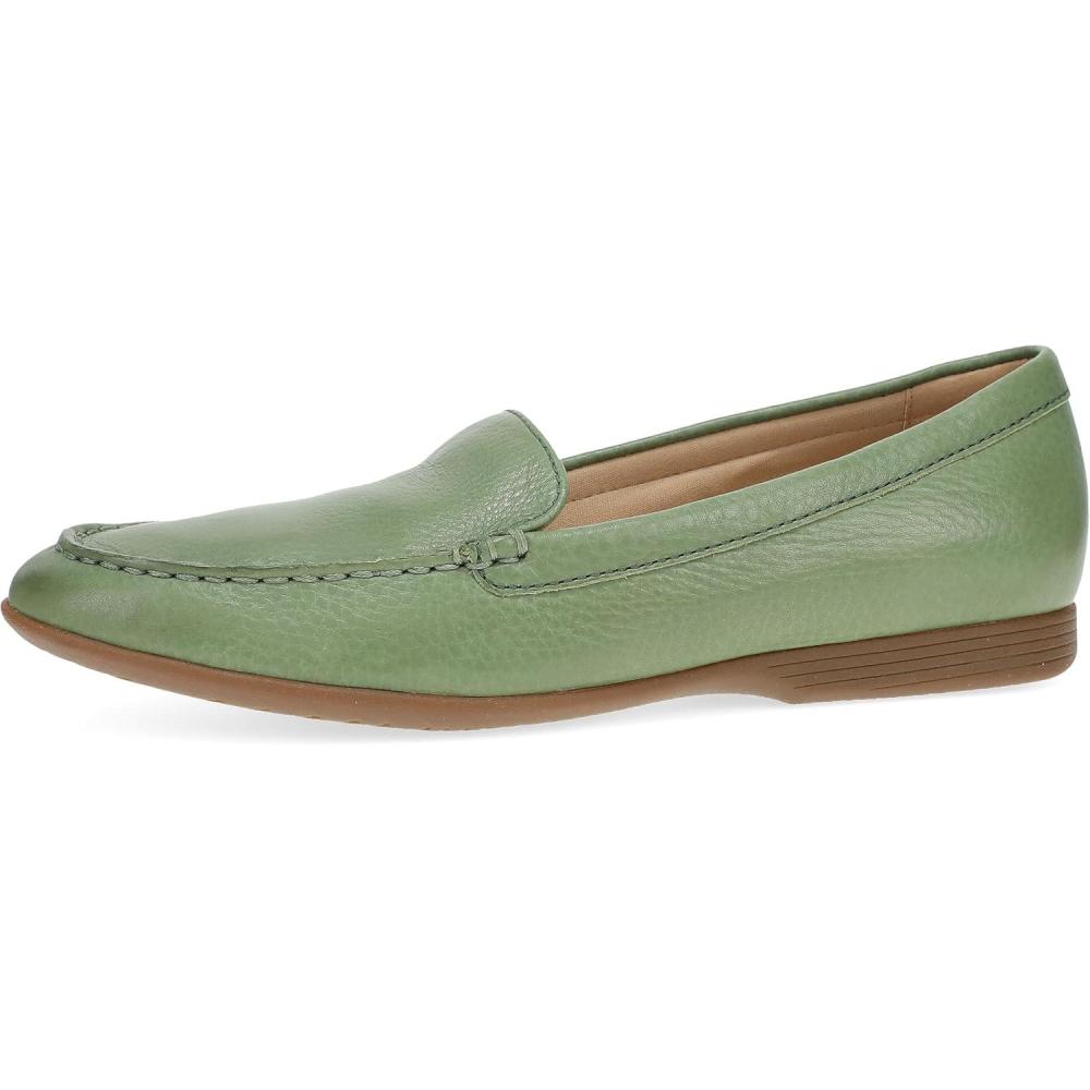 imageDansko Lorri SlipOn Loafers for Women  Comfortable Flat Shoes with Arch Support  Versatile Casual to Dressy Footwear  Lightweight Rubber OutsoleJade