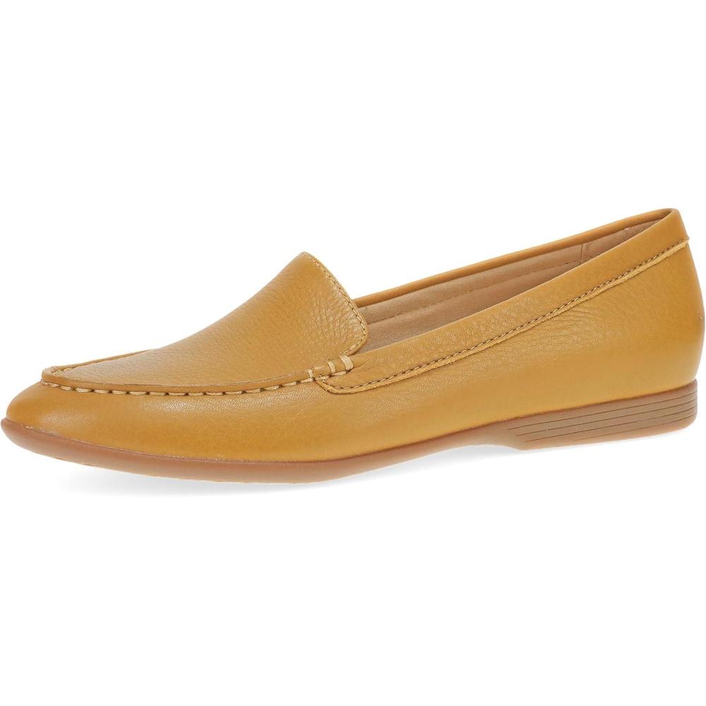 imageDansko Lorri SlipOn Loafers for Women  Comfortable Flat Shoes with Arch Support  Versatile Casual to Dressy Footwear  Lightweight Rubber OutsoleWheat