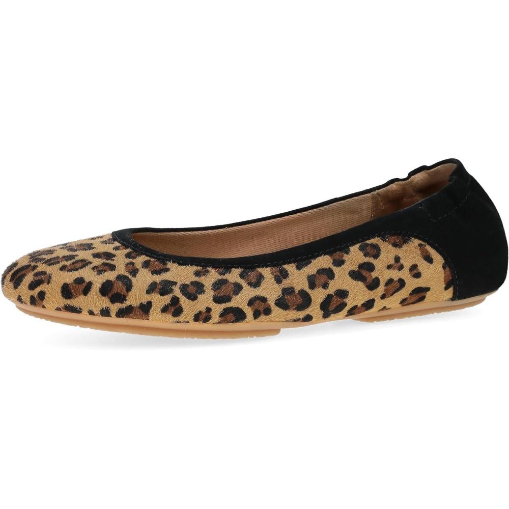 imageDansko Madisen Womens LeopardPrint Ballet Flat  Hair Calf ampamp Suede SlipOn Shoe with Arch SupportLeopard