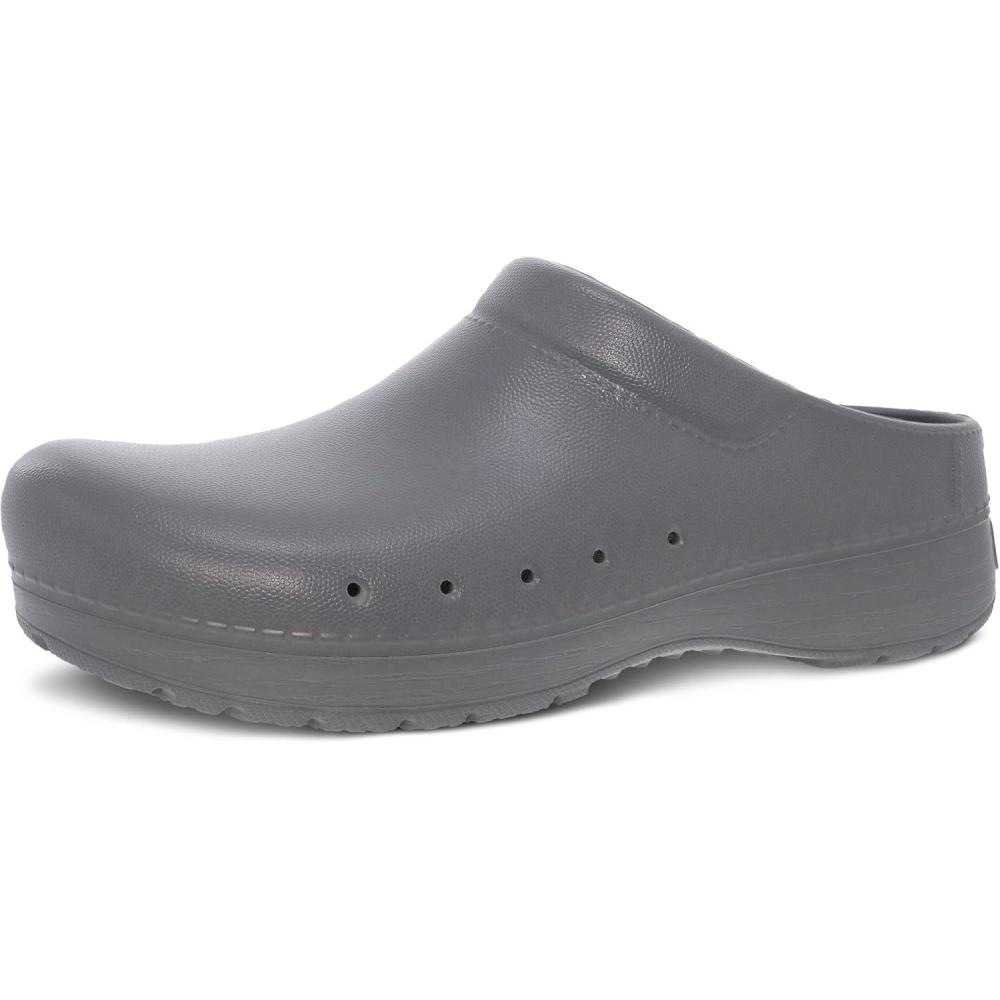 imageDansko Mens Kane Slip On Mule  Lightweight and Cushion Comfort with Removable EVA Footbed and Arch SupportCharcoal