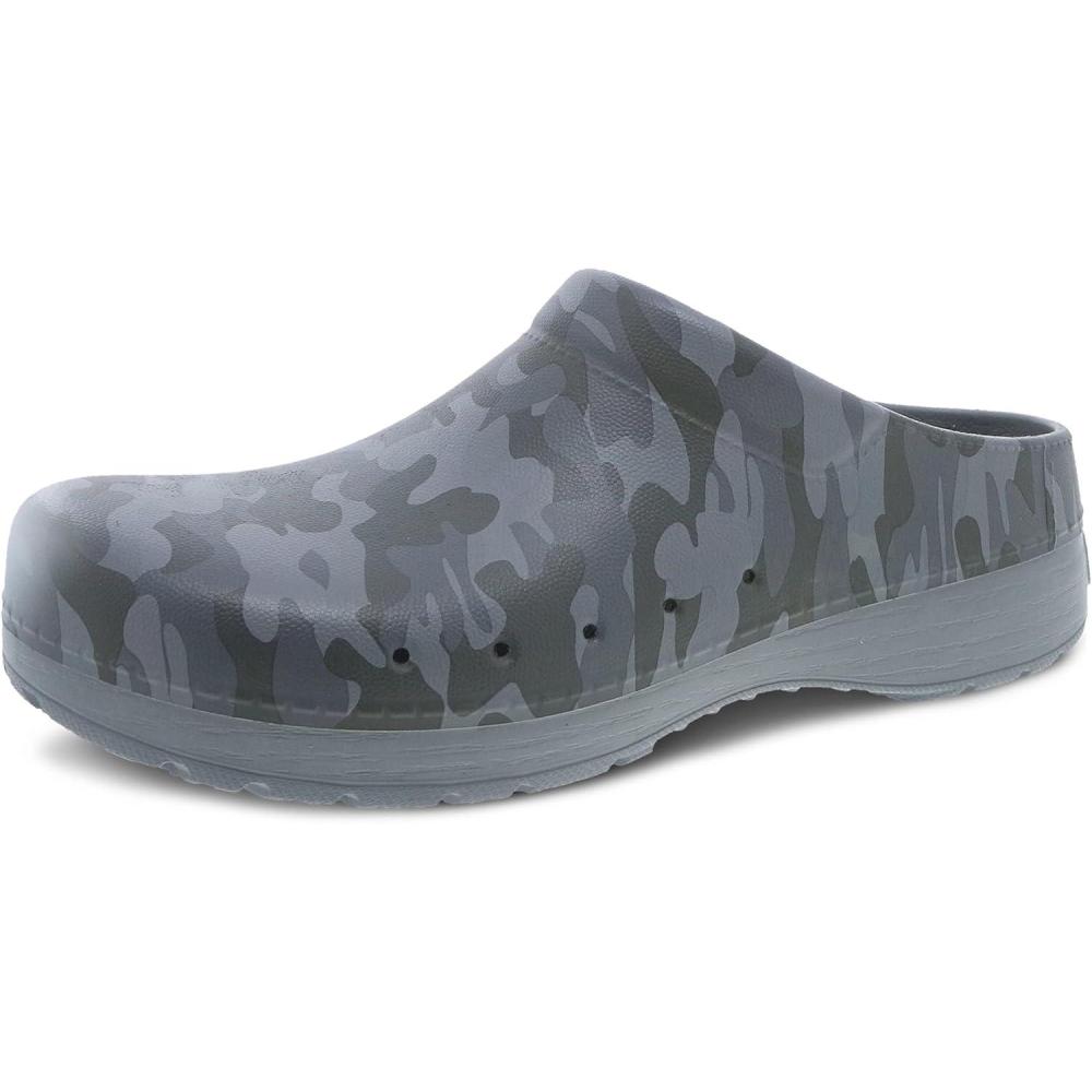 imageDansko Mens Kane Slip On Mule  Lightweight and Cushion Comfort with Removable EVA Footbed and Arch SupportGrey Camo