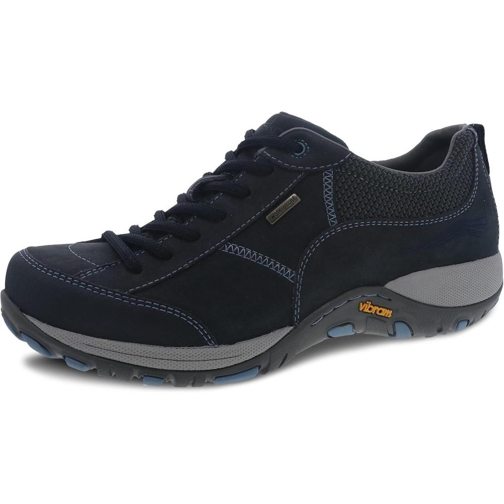 imageDansko Paisley Waterproof Outdoor Sneakers for Women Comfortable Breathable Walking Shoes with Arch Support Stain Resistant Sneakers with Slip Resistant Rubber Outsole Great for HikingNavy