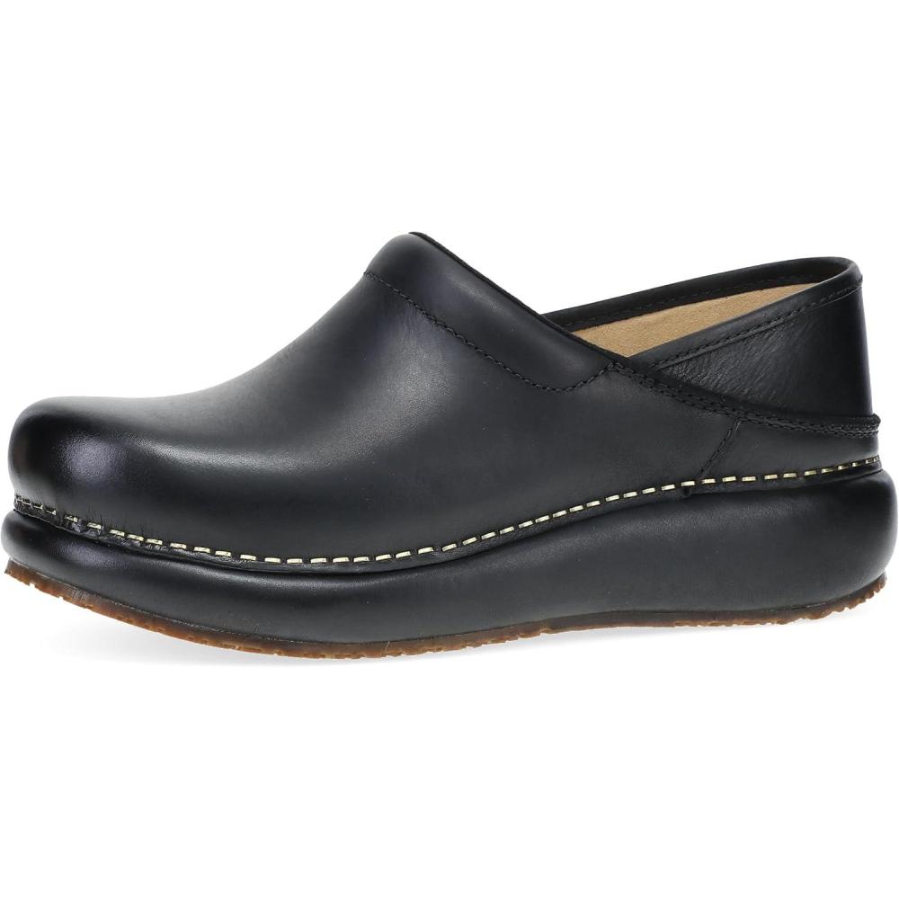 imageDansko Platform Pro Womens Slip Resistant Clog  Memory Foam Footbed Cushioned Arch Support for Work and Everyday WearBlack