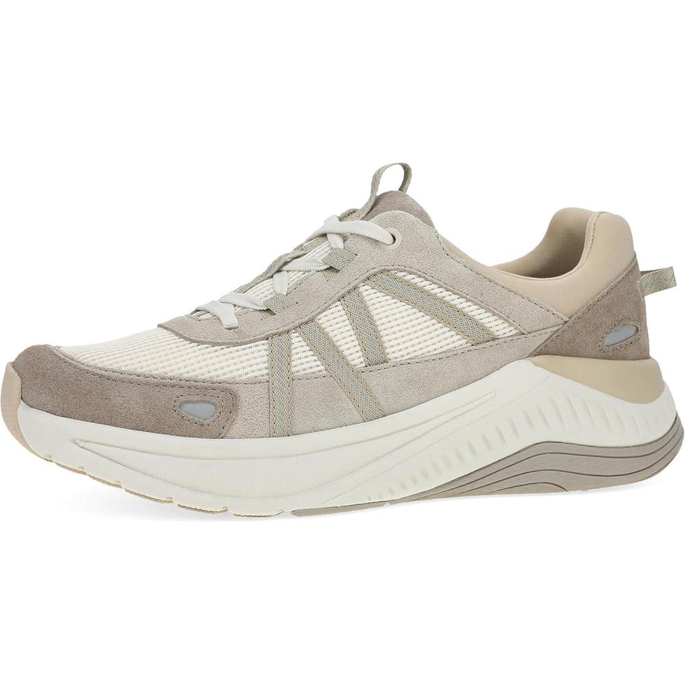 imageDansko Poppy Walking Sneakers for Women Comfortable Breathable Walking Shoes with Arch Support Stain Resistant with Lightweight Rubber OutsoleDune