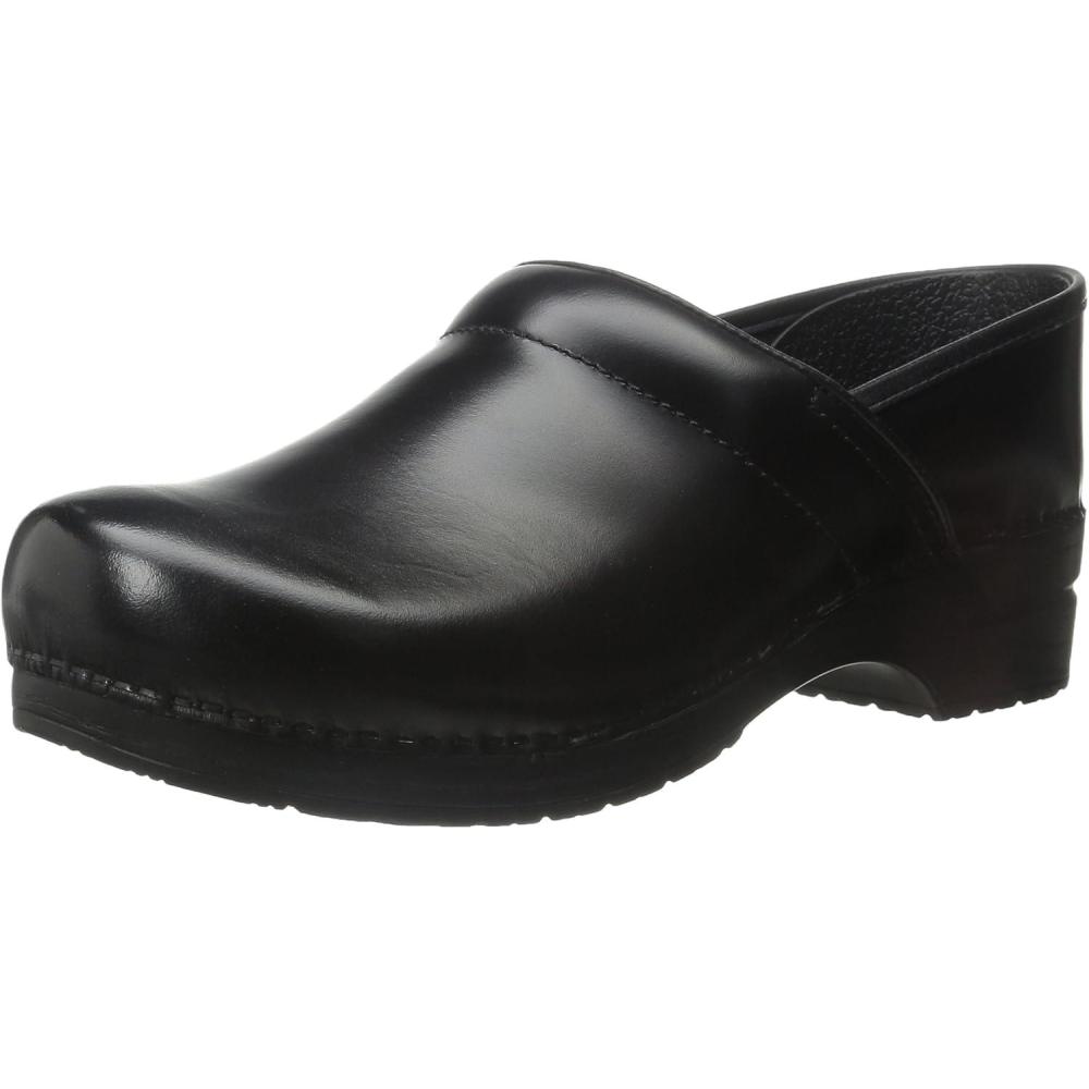 imageDansko Professional Clog Black Cabrio Leather EU 46 US Mens 12513 Regular