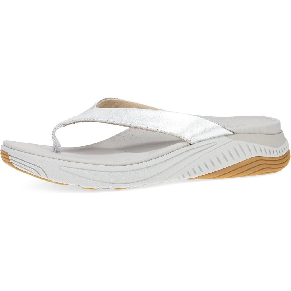 imageDansko Rosemary Walking FlipFlop for Women  Lightweight EVA Midsole and Rubber Outsole Natural Arch for Support and Propel Forepart for Energy ReturnSilver