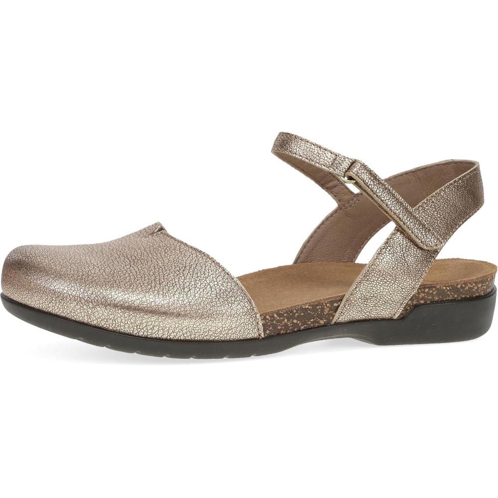 imageDansko Rowan Sandal for Women  Memory Foam and Cork Footbed for Comfort and Arch Support  Lightweight Rubber Outsole for LongLasting Wear  Versatile Casual to Dressy FootwearBronze