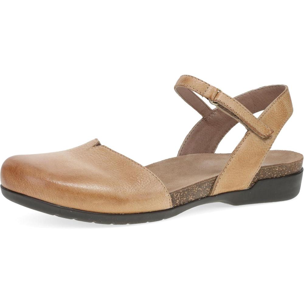 imageDansko Rowan Sandal for Women  Memory Foam and Cork Footbed for Comfort and Arch Support  Lightweight Rubber Outsole for LongLasting Wear  Versatile Casual to Dressy FootwearHoney