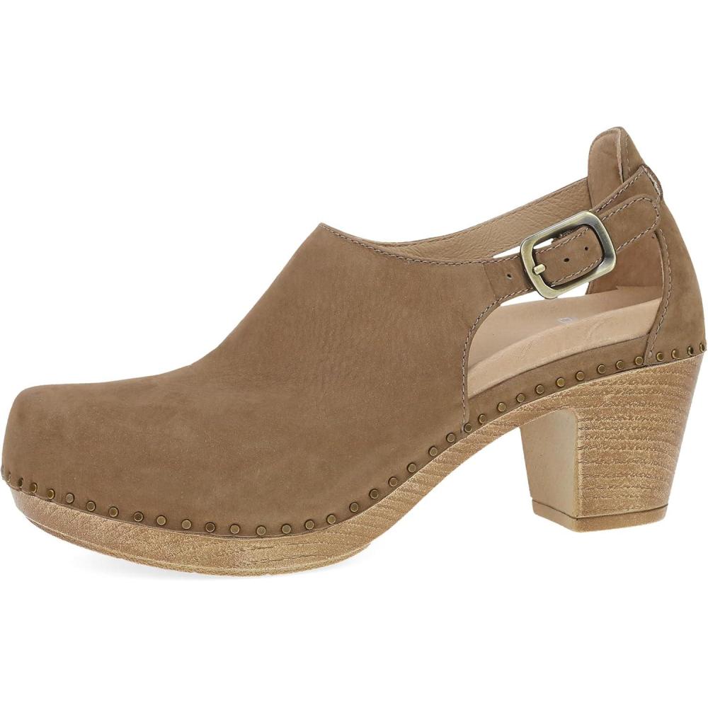 imageDansko Sassy Stylish Upfront Closed Toe for Women  EnergyReturn Footbed with Added Arch Support  Lightweight PU Outsole for LongLasting Wear  Great for AllSeasons StyleMorel Milled