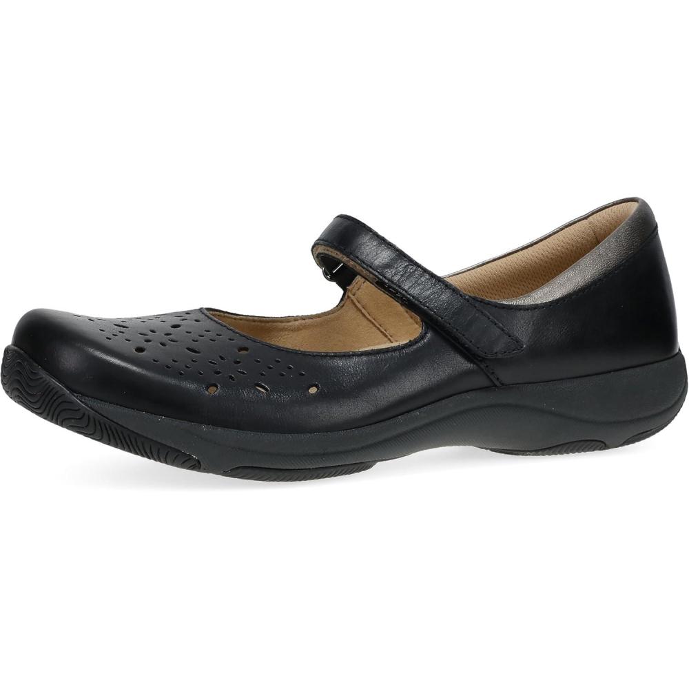 imageDansko Stacy Mary Jane  Lightweight Support in a Versatile Style SlipResistant Rubber Outsole Suitable for Dry Wet and OilyWet SurfacesBlack